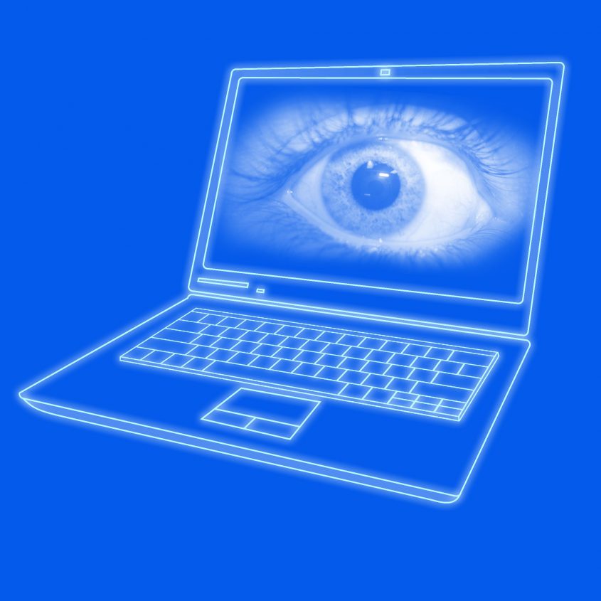 Bild: „Laptop Spying“ • Photo by Electronic Frontier Foundation (EFF) – Creative Commons License BY 2.0 • Bildquelle: flickr.com/electronicfrontierfoundation